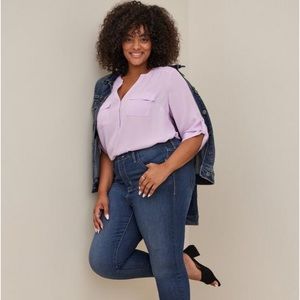 Harper Georgette Pullover 3/4 Sleeve Blouse